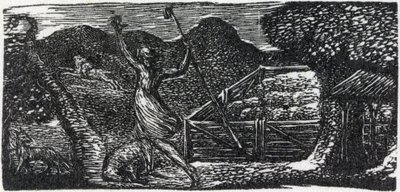 The Good Shepherd chases away the Wolf, illustration from Dr. Thornton